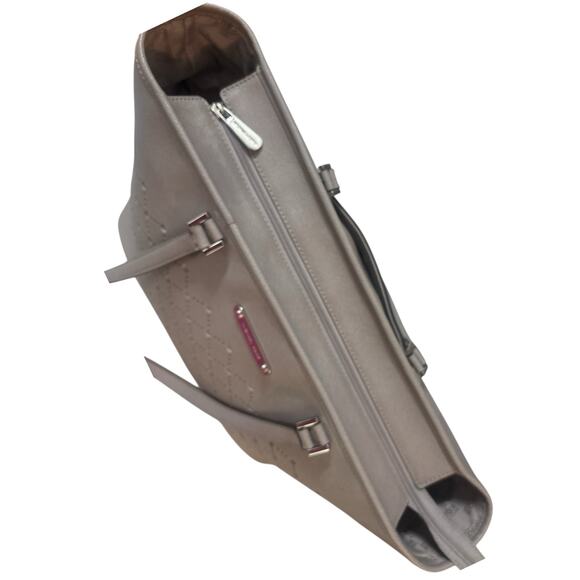 Michael Kors Gray Perforated Tote - Picture 8 of 12